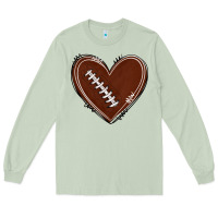 Matcha american football heart Long Sleeve Tee - texasbilliewilder