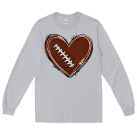 Moon Dust american football heart Long Sleeve Tee - texasbilliewilder