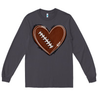 Smoke american football heart Long Sleeve Tee - texasbilliewilder