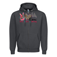 Smoke peace love racing Zipper Hoodie - Zillion Design Studio