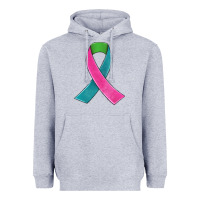 Heather Grey metastatic breast cancer ribbon Heavyweight Hoodie - JahusDesignShop