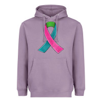 Lavender metastatic breast cancer ribbon Heavyweight Hoodie - JahusDesignShop