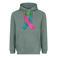 Sage metastatic breast cancer ribbon Heavyweight Hoodie - JahusDesignShop