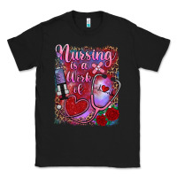 Black nursing is a work of heart Classic Tee - RanaPortraitStore