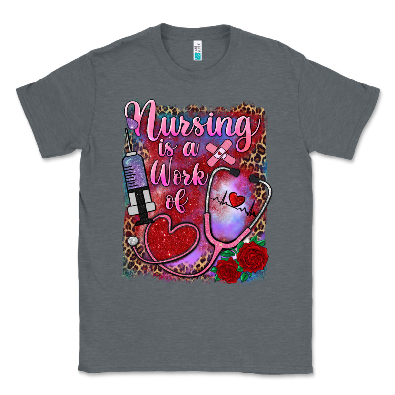 Nursing Is A Work Of Heart Classic Tee by RanaPortraitStore | Teevron