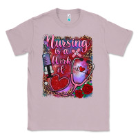 Lilac nursing is a work of heart Classic Tee - RanaPortraitStore