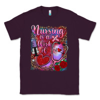 Plum nursing is a work of heart Classic Tee - RanaPortraitStore