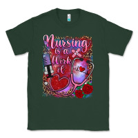 Sports Green nursing is a work of heart Classic Tee - RanaPortraitStore