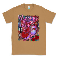 Toasted Coconut nursing is a work of heart Classic Tee - RanaPortraitStore