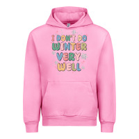 Fuchsia Pink i dont do winter very well Urban Hoodie - MaliasSmallBusiness