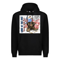 Black land of the free Premium Hoodie - MaliasSmallBusiness