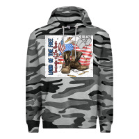 Slate Camo land of the free Premium Hoodie - MaliasSmallBusiness