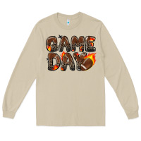 Mushroom game day football leopard Long Sleeve Tee - Zillion Design Studio