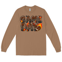 Toasted Coconut game day football leopard Long Sleeve Tee - Zillion Design Studio