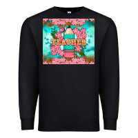 Black teacher floral pencil tumbler Premium Sweatshirt - BundleAndBundleShop