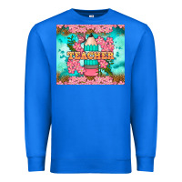 True Royal teacher floral pencil tumbler Premium Sweatshirt - BundleAndBundleShop