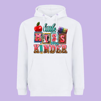 Little Miss Kinder Heavyweight Hoodie Designed By Adodesignshop