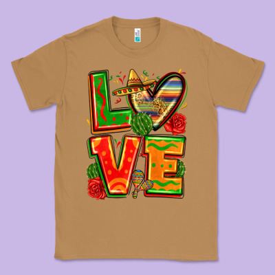 Love Mexico Classic Tee Designed By Zillion Design Studio