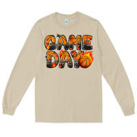 Mushroom game day basketball leopard Long Sleeve Tee - Zillion Design Studio