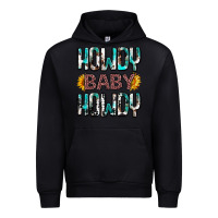 Black western howdy baby howdy Urban Hoodie - NancyCooperArtShop