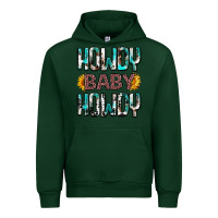Forest Green western howdy baby howdy Urban Hoodie - NancyCooperArtShop