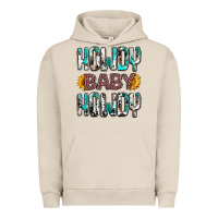 Pigment French Oak western howdy baby howdy Urban Hoodie - NancyCooperArtShop