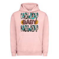 Pigment Salmon western howdy baby howdy Urban Hoodie - NancyCooperArtShop