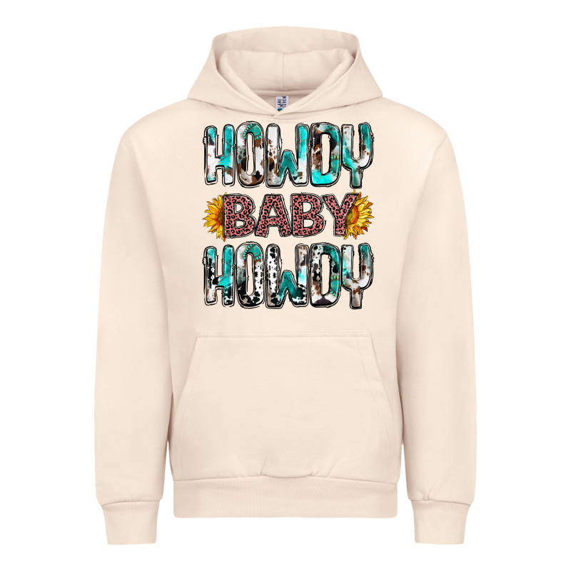 Western Howdy Baby Howdy Urban Hoodie by NancyCooperArtShop | Teevron