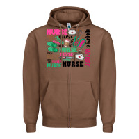 Chestnut nurse Zipper Hoodie - Zillion Design Studio