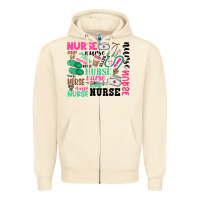 Sandshell nurse Zipper Hoodie - Zillion Design Studio