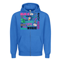 True Royal nurse Zipper Hoodie - Zillion Design Studio