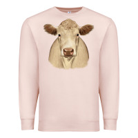 Pale Pink charolais Premium Sweatshirt - JahusDesignShop