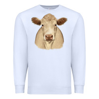 White charolais Premium Sweatshirt - JahusDesignShop