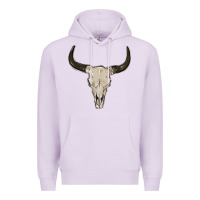 Lilac cow skul Premium Hoodie - MaliasSmallBusiness