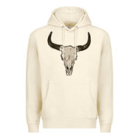 Sandshell cow skul Premium Hoodie - MaliasSmallBusiness