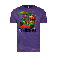 Cloud Purple ho ho ho gamer Christmas Vintage Tee - BarkalooDesign