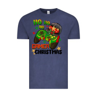 Vintage Denim ho ho ho gamer Christmas Vintage Tee - BarkalooDesign