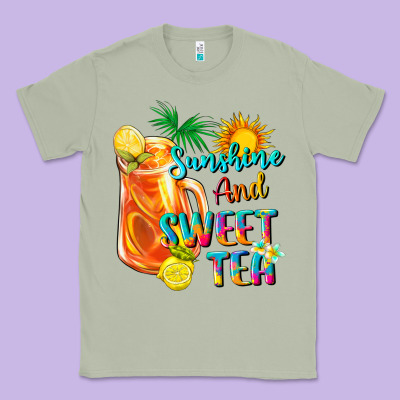 Sunshine And Sweet Tea Classic Tee Designed By Texasbilliewilder