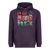 Plum little miss pre k Heavyweight Hoodie - AdoDesignShop