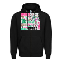 Black nurse Zipper Hoodie - Zillion Design Studio