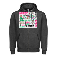 Charcoal Heather nurse Zipper Hoodie - Zillion Design Studio