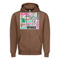 Chestnut nurse Zipper Hoodie - Zillion Design Studio