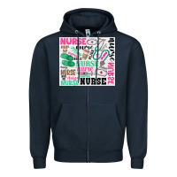 Navy nurse Zipper Hoodie - Zillion Design Studio
