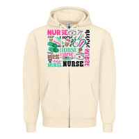 Sandshell nurse Zipper Hoodie - Zillion Design Studio