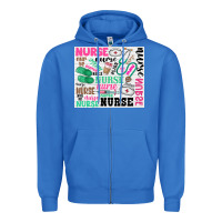 True Royal nurse Zipper Hoodie - Zillion Design Studio