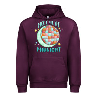 Mauve Wine meet me at midnight Urban Hoodie - MaliasSmallBusiness