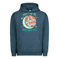 Pigment Midnight Navy meet me at midnight Urban Hoodie - MaliasSmallBusiness