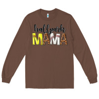 Chestnut ballpark mama Long Sleeve Tee - texasbilliewilder