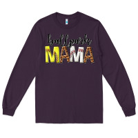 Plum ballpark mama Long Sleeve Tee - texasbilliewilder