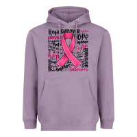 Lavender breast cancer ribbon Heavyweight Hoodie - JahusDesignShop